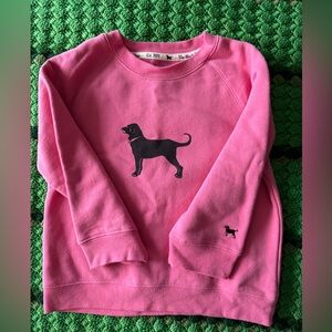Black Dog Pink Kid’s Classic Sweatshirt